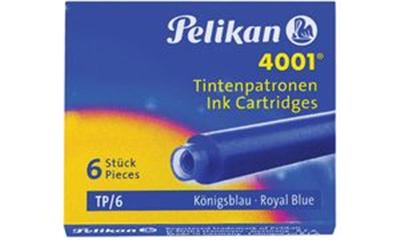 PELIKAN - cartouches d'encre 4001 TP/6, turquoise contenu: 6 cartouches d'encre dans une boîte en carton (301705)