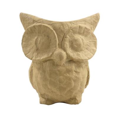 Objet en papier mâché moyenne chouette