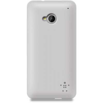 Belkin Grip Sheer Matte - Beschermhoes voor mobiele telefoon - thermoplastic polyurethaan (TPU) - transparant - voor HTC One