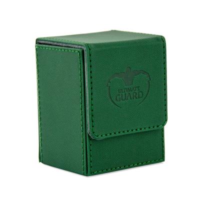 Ultimate Guard - Boîte pour cartes Flip Deck Case 80+ taille standard XenoSkin Vert
