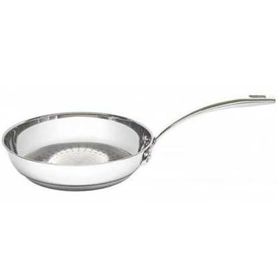 AUBECQ Poêle Diamètre 24 cm Inox Profiles Non revétue Réf. 106224