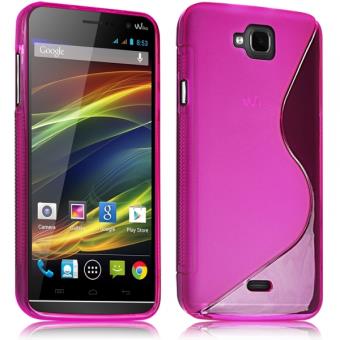 Étui S-Line Couleur Rose Fushia pour Wiko Slide - 1