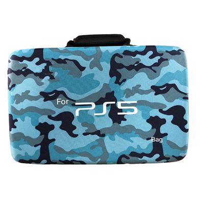 Sac de transport pour PS5, sac de voyage pour le stockage des disques de la console PS5/édition numérique HAOBUY-Bleu