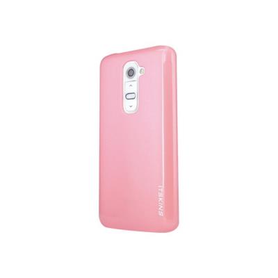 Itskins PURE - Achterzijde behuizing voor mobiele telefoon - polycarbonaat - roze - voor LG G2 D800