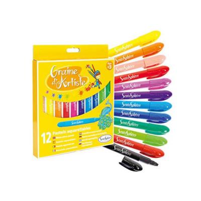 Pochette de 12 pastels aquarellables