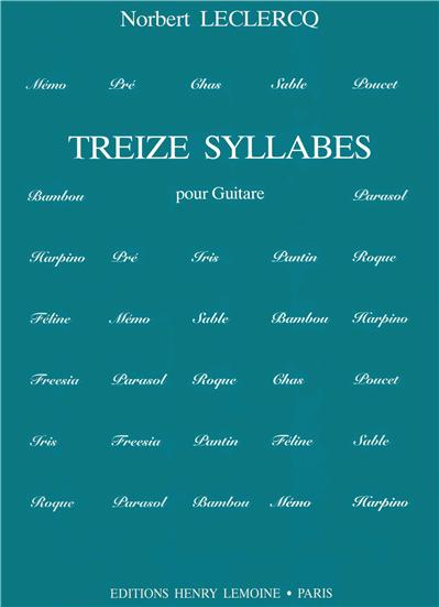 SYLLABES (13)
