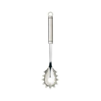 KITCHEN CRAFT CUILLÈRE À SPAGHETTIS PROFESSIONNELLE AVEC LONG MANCHE OVALE ACIER INOXYDABLE