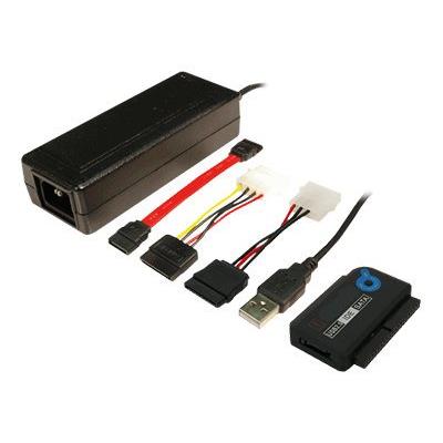 LogiLink Adapter USB 2.0 to 2,5 + 3,5 Zoll IDE + SATA HDD OTB - controller voor opslag - ATA / SATA 1.5Gb/s - USB 2.0