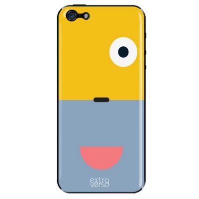Autocollant + coque iphone 5 5s happiness extraverso