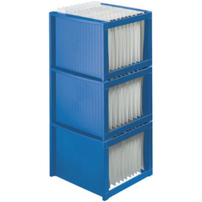 helit bac pour dossiers suspendus (40 dossiers), noir,