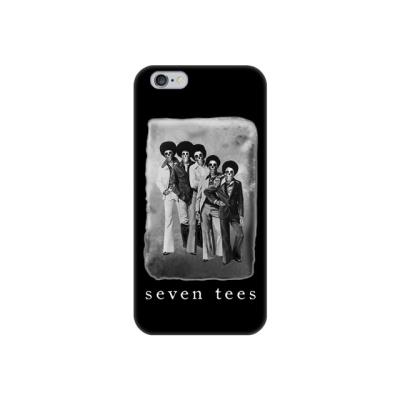 Seventees Jackson 5 - Achterzijde behuizing voor mobiele telefoon - rubber - zwart - voor Apple iPhone 6