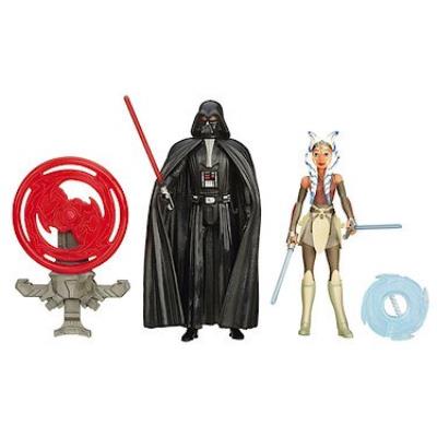 Hasbro - B3959 - Star Wars Rebels - Darth Vader & Ahsoka Tano - 2 Figurines 9 cm + Accessoires