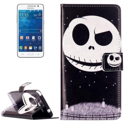 Galaxy Grand Prime / G530 Coque housse Cuir PU  Squelette