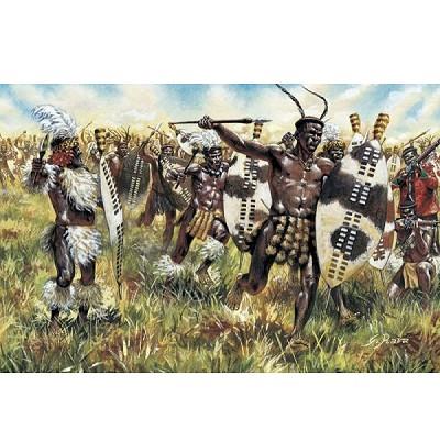 Guerriers Zoulous Italeri