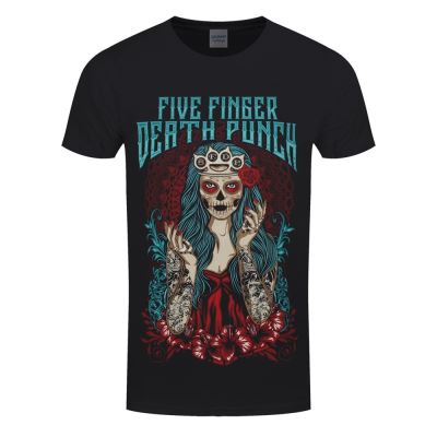Five Finger Death Punch T-Shirt Lady Muerta Homme NoirM
