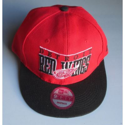 casquette detroit red wings homme femme visiere plate