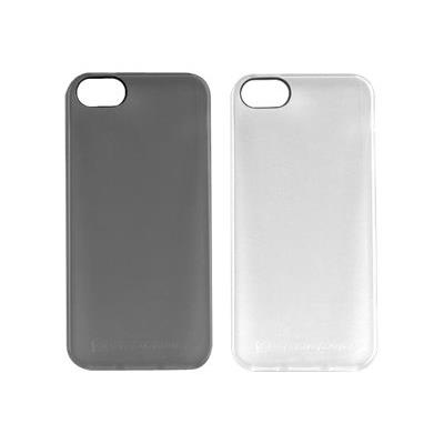 SCOSCHE glosSEE - Beschermhoes voor mobiele telefoon - rubber - doorschijnend, rook - voor Apple iPhone 5