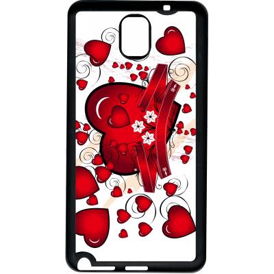 Coque samsung note 3 motif love coeur
