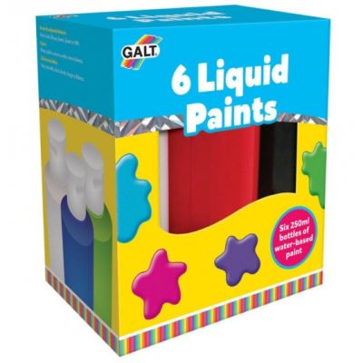 Galt peinture à l'eau 250 ml 6 pièces