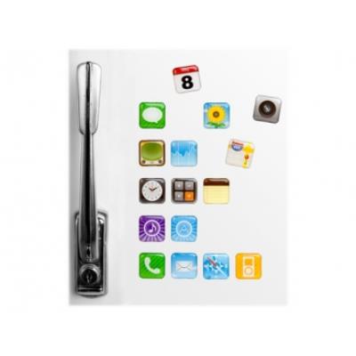 18 aimants apparence application iPhone objet deco maison design insolite