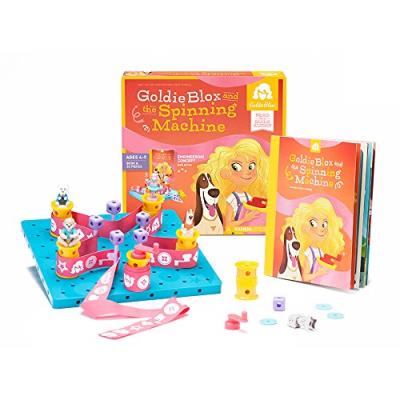 Goldie blox and the spinning machine