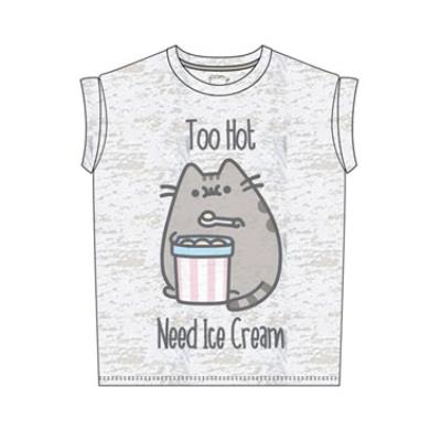 Pusheen T-Shirt femme Too Hot (M)