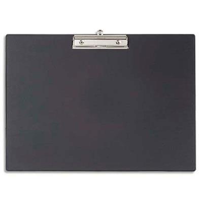 Lot de 2 Porte-blocs en carton plastifié. Format A3 paysage. Coloris noir