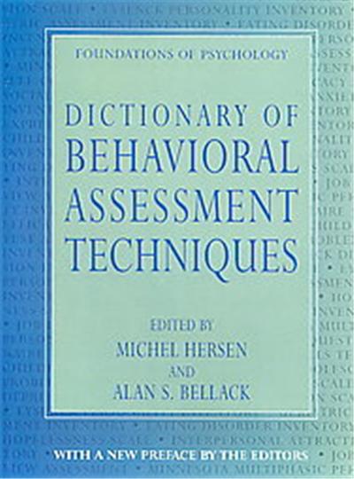 Dictionary of Behavioral Assessment Techniques, Foundations of Psychology