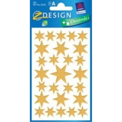 Glanz-sticker sort.sterne,silb ek handel 52252