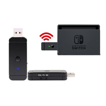 Adaptateur manette bluetooth/ filaire pour Switch - Connectique et chargeur  console - Achat & prix