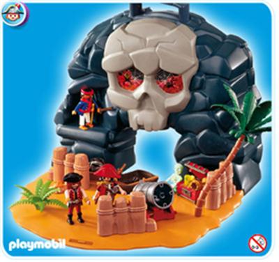 Playmobil - 4443 - Ile Au Trésor Des Pirates En Coffret