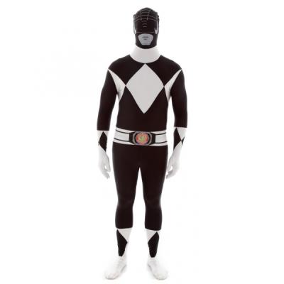 Costume de Power Rangers Noir Morphsuit - S