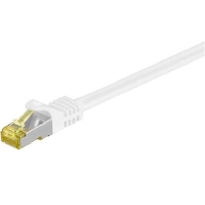 Cat 7 s ftp rj45 white 1.5m cat 7 pimf tested up to 600mhz microconnect sftp7015w
