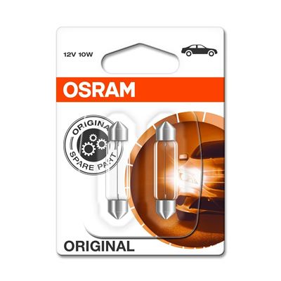 OSRAM Original 12V C10W lampes halogènes auxiliaires 6411-02B en double blister