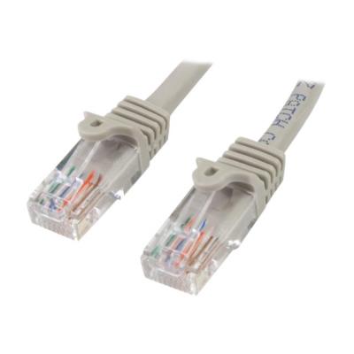 StarTech.com Cat5e patchkabel met snagless RJ45 connectors - verbindingskabel - 2 m - grijs