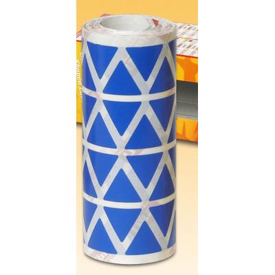 Gommettes rouleau - Triangle 10,5 mm - Bleu x 6 136