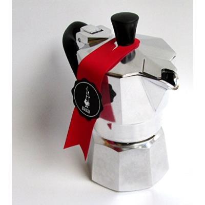 Bialetti Cafetière italienne aluminium 0,5 mokina tasses aluminium noir argent 13 x 6,5 x 12 cm