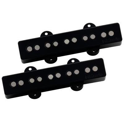 Accessoires guitares DIMARZIO MICRO DP549-BK ULTRA JAZZ 5 - KIT CHEVALET + MANCHE MICRO BASSE NOIR Micros basses