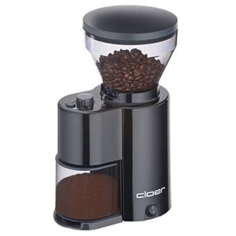 Cloer 7520 moulin à café électrique avec broyeur conique pour 2-12 tasses  et 300 g grains de café, 150 w, mouture réglable, noir - Cafetière - Achat  & prix