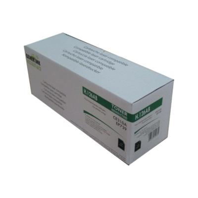 GENERINK H.126AB - zwart - gereviseerd - tonercartridge (alternatief voor: HP CE310A, Canon EP-729)