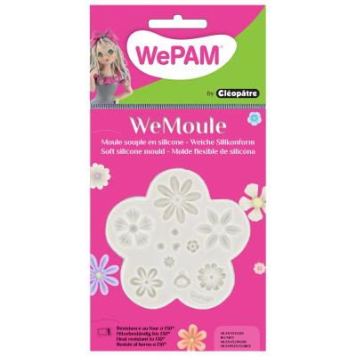 Moule en silicone (Push mould)'WeMoule' - Fleurs 2 - Cléopâtre