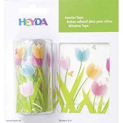 Baier schneider &rouleaux de film plastique adhésif pour fenêtre motif tulipes, revêtement adhésif, peut être décollé bandgröß