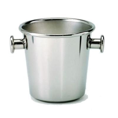 ALESSI 5051 SEAU À GLACE AVEC POIGNÉES ET GRILLE EN ACIER INOXYDABLE 18/10 EXTÉRIEUR BRILLANT INTÉRIEUR SATINÉ