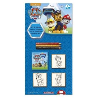 Kit D'activités Paw Patrol - Livre De Coloriage, Crayons Et Autocollants - Idéal Voyage Ou Cadeau