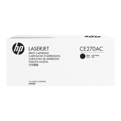 HP 650A - zwart - origineel - tonercartridge ( CE270AC ) - Contract