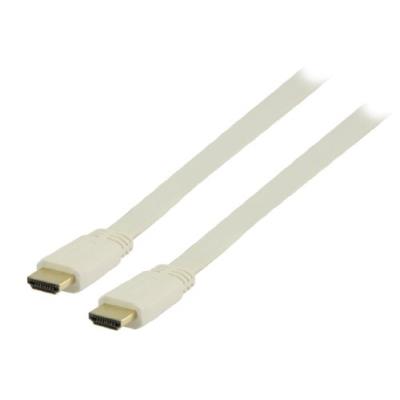 Valueline vgvp34100w30 câble 3 m blanc