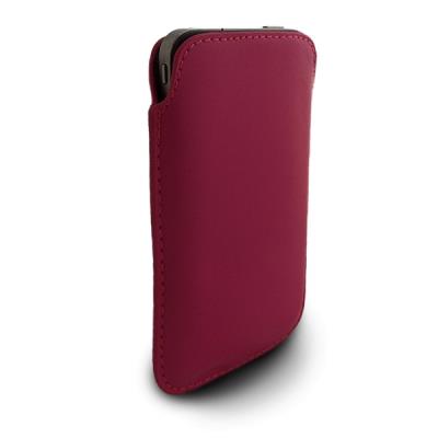 Pochette élégante pour iphone 4 en cuir blanc