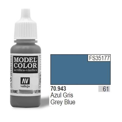 Vallejo acrylic model color - grey blue - val943 vall-70943