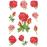 Herma stickers decor roses 3 feuilles 85 x 120 mm de 11 3581_0