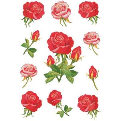 Herma stickers decor roses 3 feuilles 85 x 120 mm de 11 3581